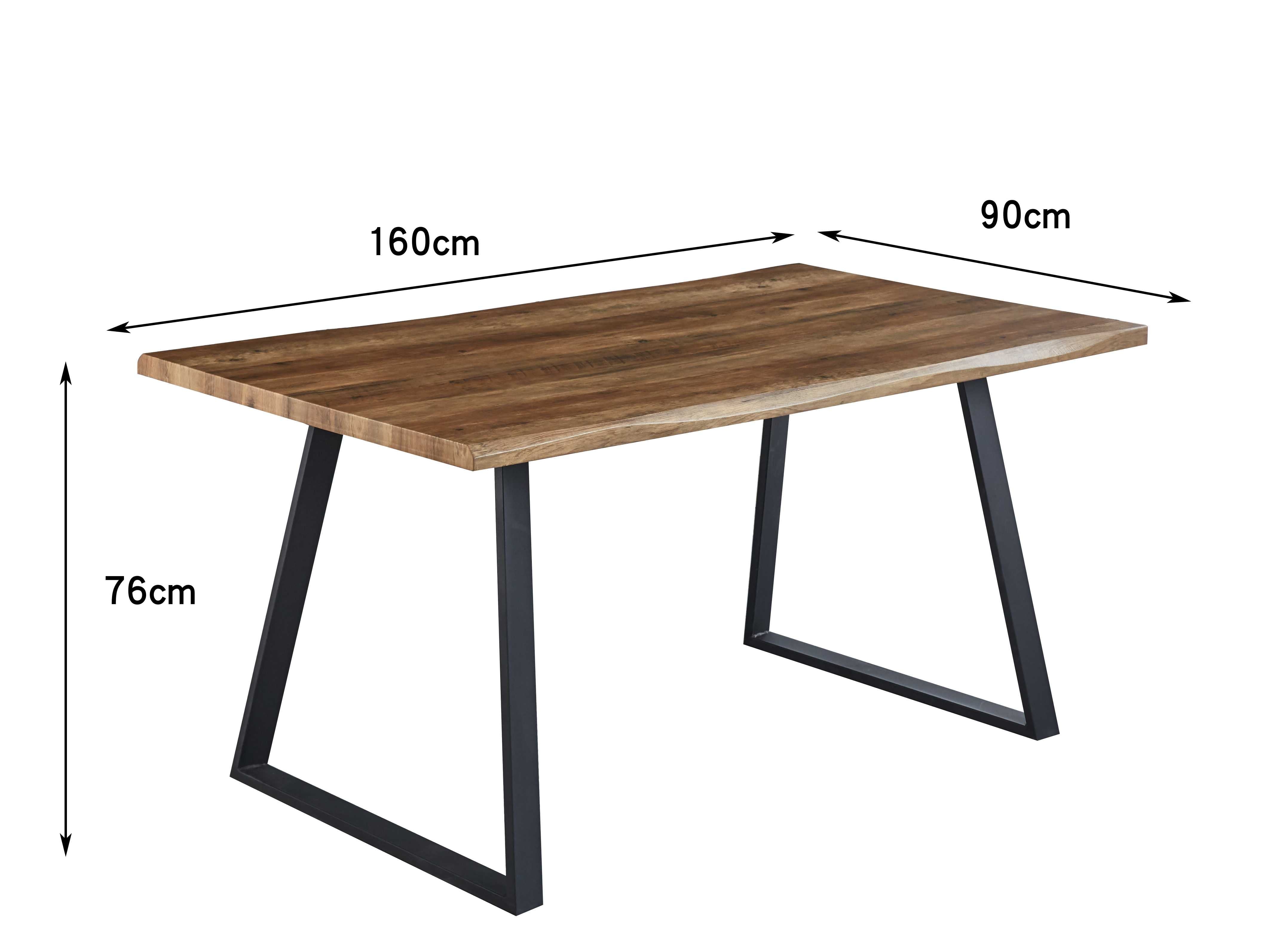 Esstisch aus Holz 160 cm - Zeitlose Eleganz für gesellige Abende - Möbelmeister M&M