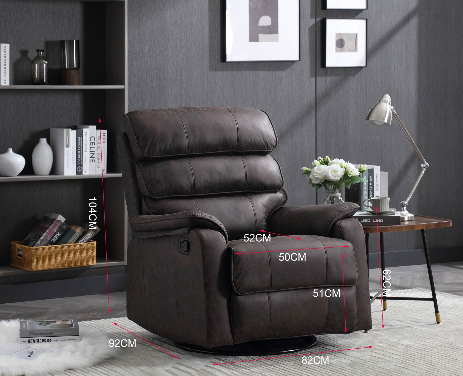 Exklusiver Chesterfield relax Ledersessel Schwarz | Zeitloser Komfort und Stil - Möbelmeister M&M