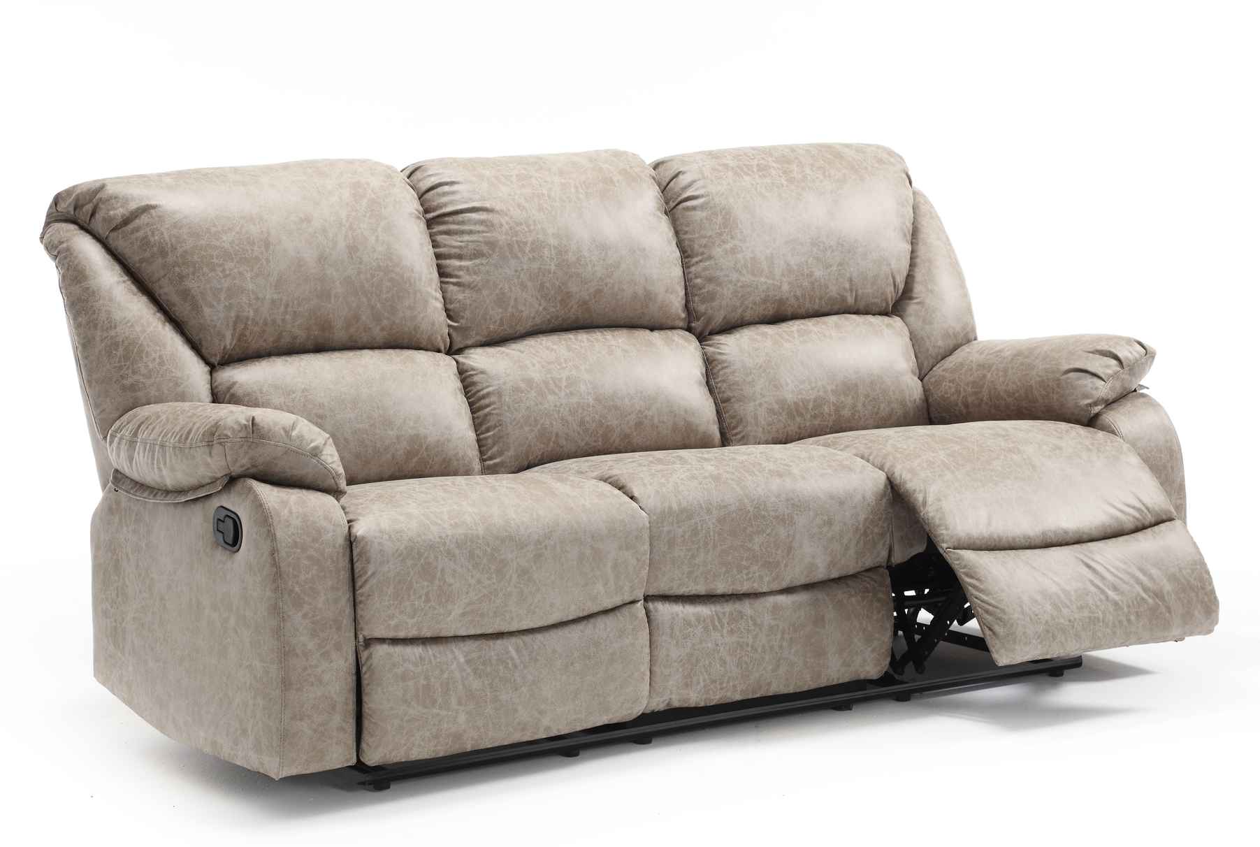 3-teiliges Ledersofa Set | Zeitgemäßer Luxus für Ihr Wohnzimmer - Möbelmeister M&M