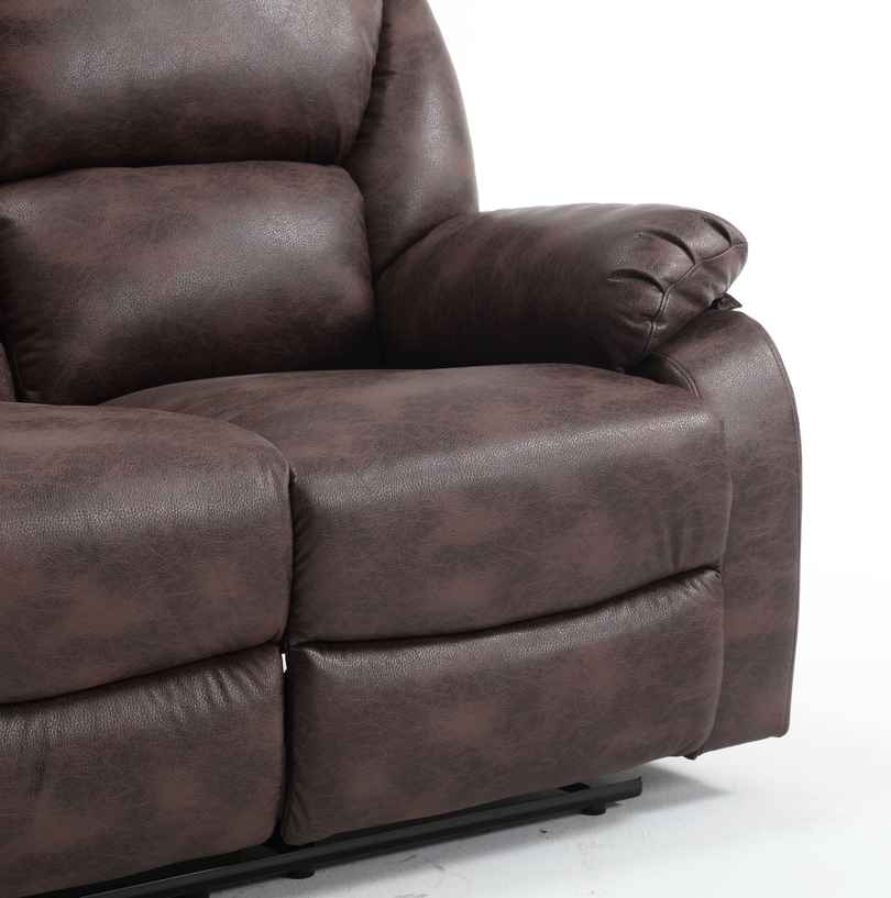 3-teiliges Ledersofa Set in Schwarz | Klassische Eleganz für Ihr Wohnzimmer - Möbelmeister M&M