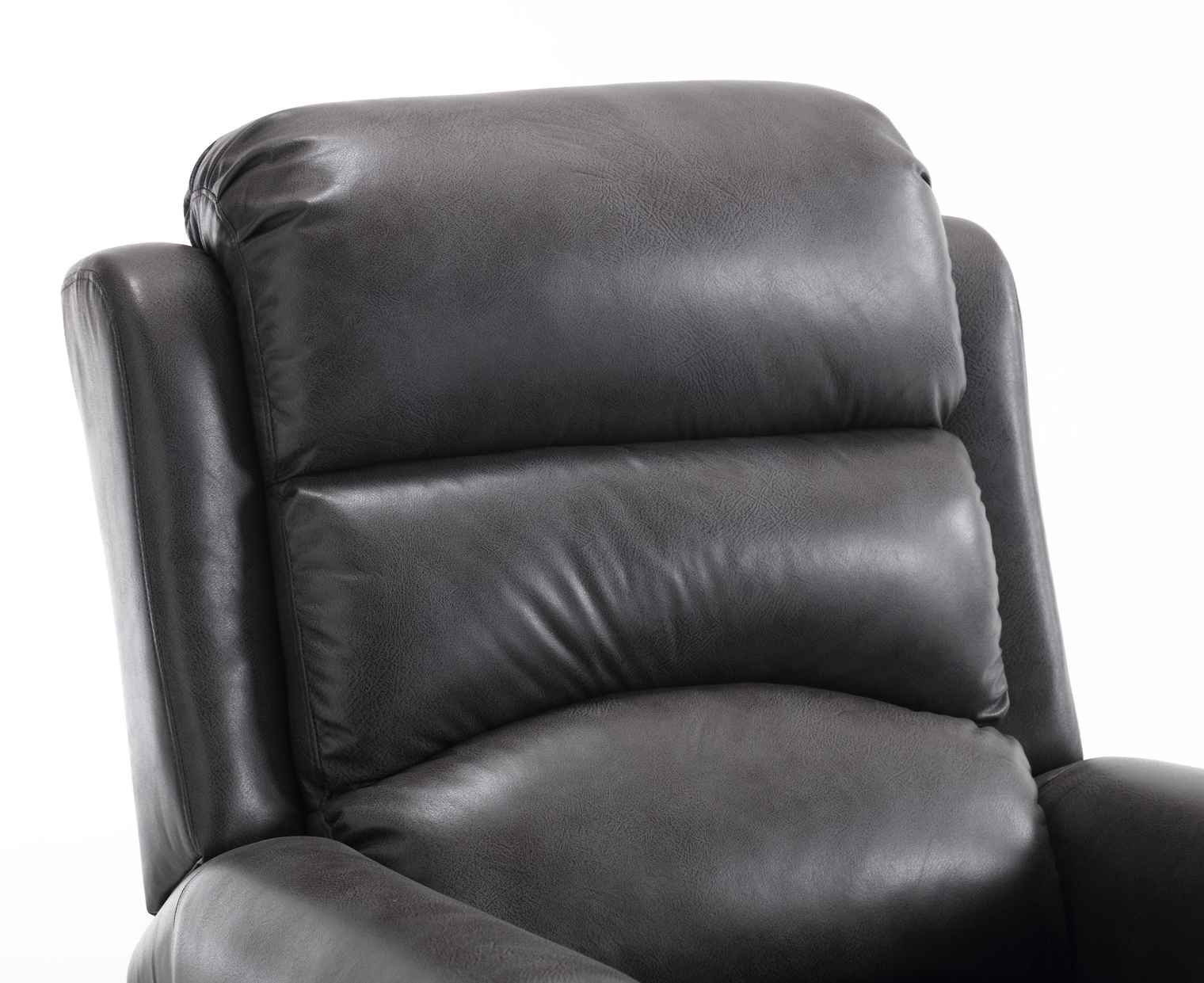 Chesterfield Sessel mit Liegefunktion in Schwarz - Möbelmeister M&M