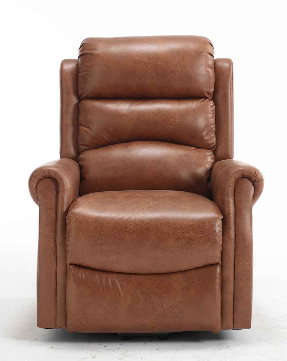 Exklusiver Chesterfield Relax Sessel mit Schlaffunktion – Eleganter Ledersessel in Braun - Möbelmeister M&M