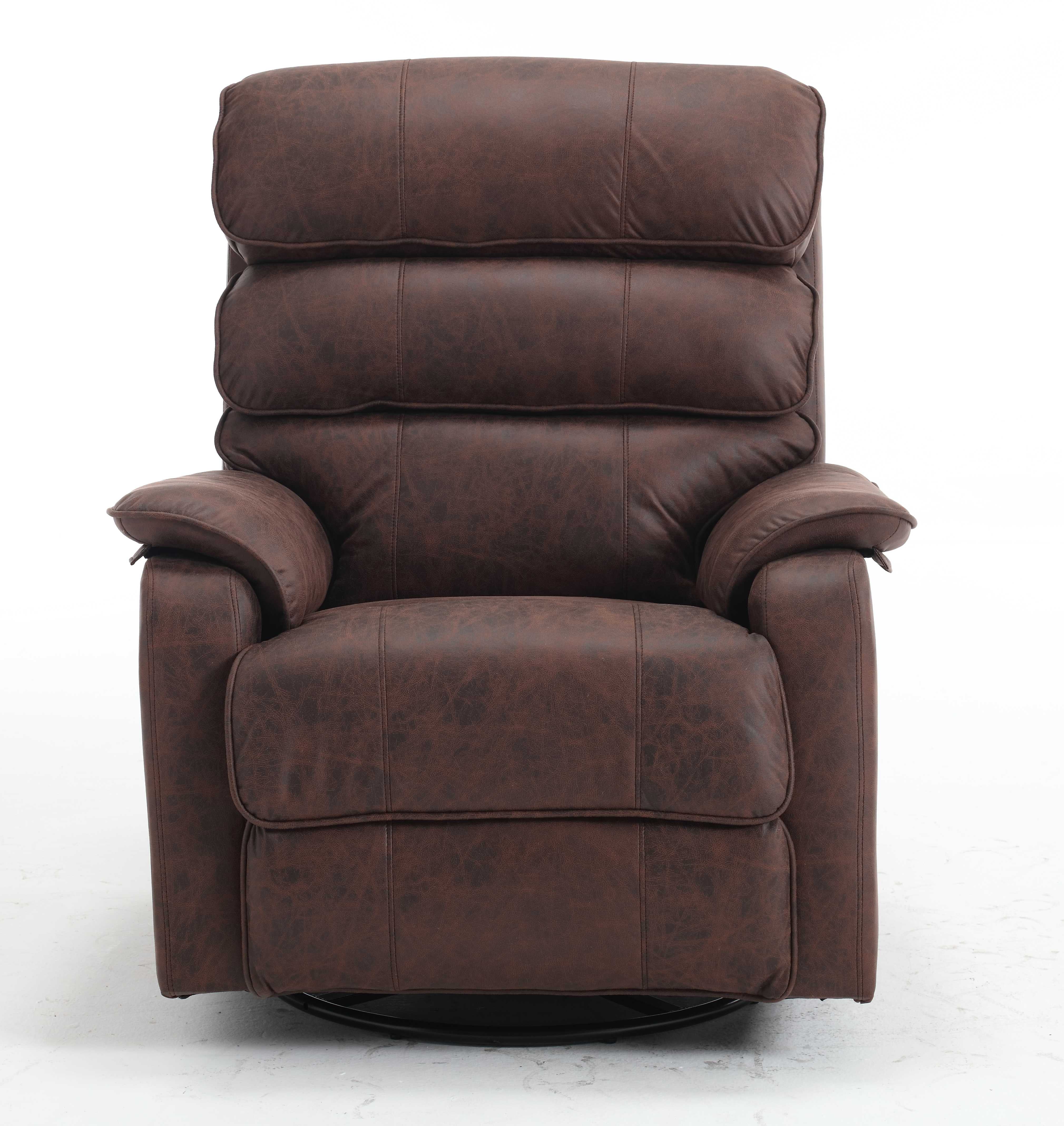 Relax Sessel mit Schlaffunktion und Chesterfield-Design, Braun - Möbelmeister M&M