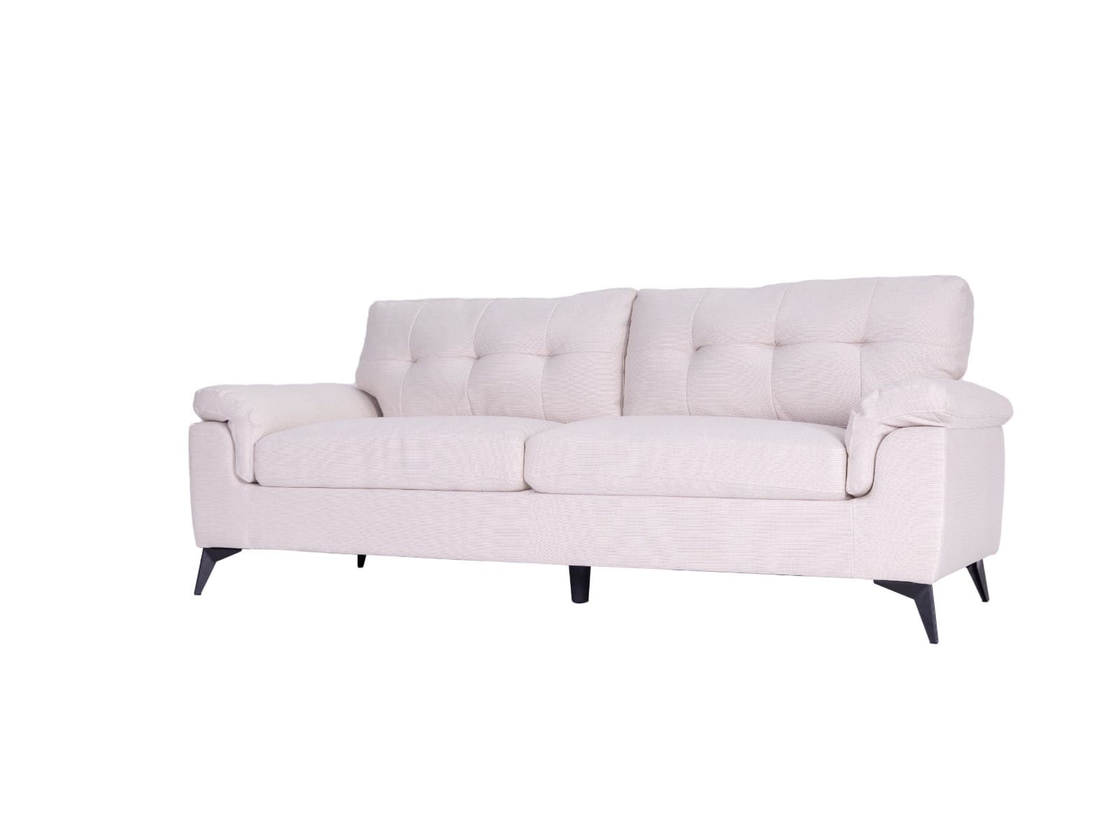 3-teiliges Chesterfield Sofa Set in Weiß - Möbelmeister M&M